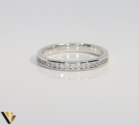 Inel Aur Alb 18k, Diamante 0.19 ct [1]