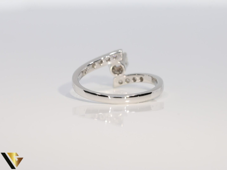 Inel Aur Alb 18k, Diamante 0.27 ct [2]