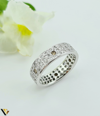 Bijuterii din aur - Inel Aur Alb 18k, Diamante 1.31 ct
