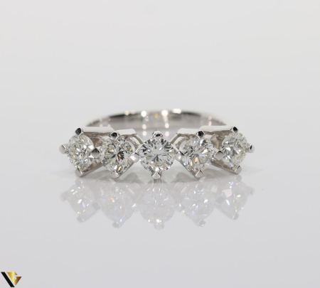 Inel Aur Alb 18k, Diamante 1.34 ct [1]