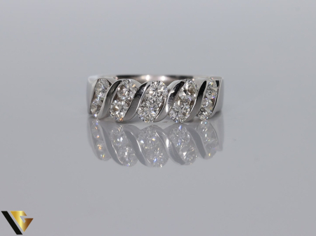 Inel Aur Alb 18k, Diamante 1.39 ct [2]