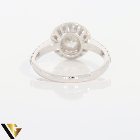 Inel Aur Alb 18k, Diamante 1.69  ct [3]