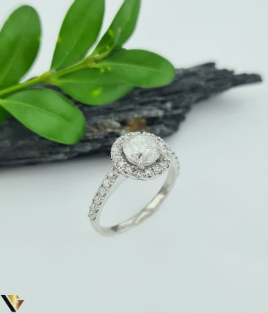 Inele cu diamante - Inel Aur Alb 18k, Diamante 1.69  ct