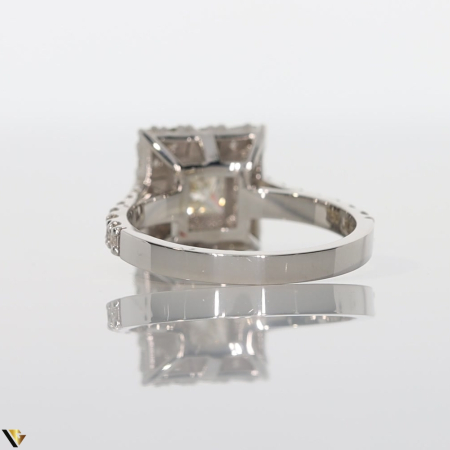 Inel Aur Alb 18k, Diamante 2.26 ct [3]