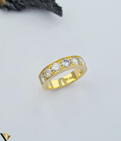 Inele cu diamante - Inel Aur Alb 18k, Diamante