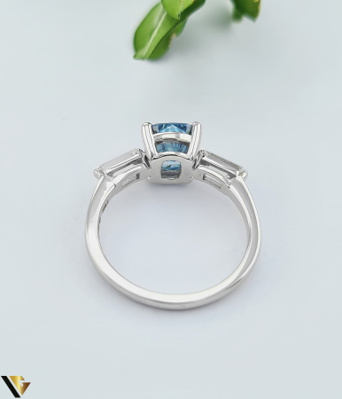 Inel Aur Alb 18k, Diamante Lab-Grown 2.03 [1]