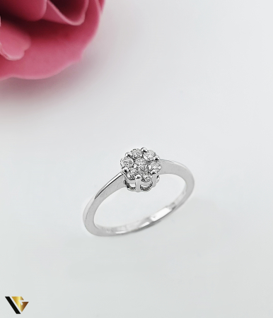 Inele cu diamante - Inel Aur 9K, Diamante 0.25 ct