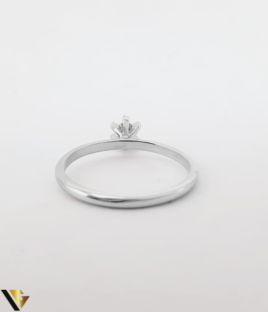 Inel de Logodna Aur 14k, Diamant  0.12 ct [1]