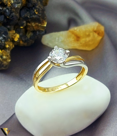 Inele - Inel Aur 14k, Logodna