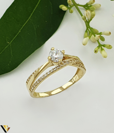 Bijuterii din aur - Inel Logodna, Aur 14k
