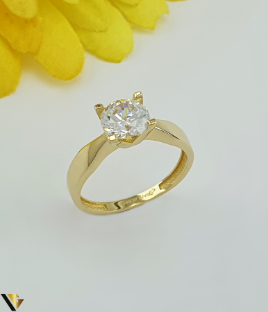 Bijuterii din aur - Inel Logodna, Aur 14k
