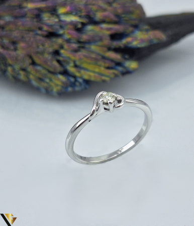 Bijuterii din aur - Inel Logodna Aur 14k, Diamant