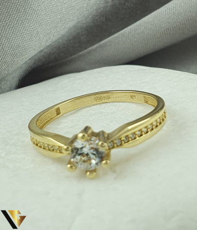 Inel Logodna Aur 14k, Zirconiu [3]