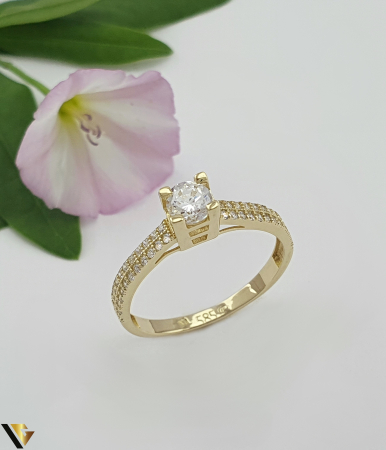Bijuterii din aur - Inel Logodna Aur 14k