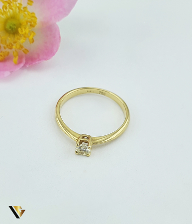 Inel Logodna Aur 18k, Diamant 0.20 ct [1]