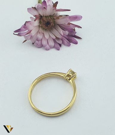 Inel Logodna Aur 18k, Diamant 0.20 ct [3]