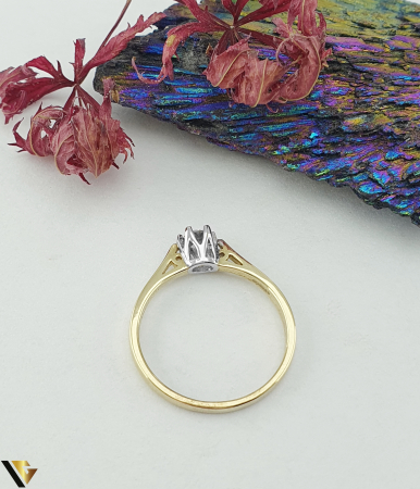 Inel Logodna Aur 9k, Diamant 0.33 ct [1]