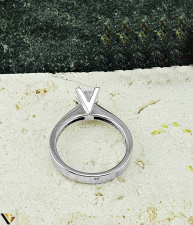 Inel Logodna Aur Alb 14k, Zirconiu [3]