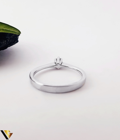 Inel din aur 18k, 750 de logodna 2.57 grame Diamant "Brilliant Cut" de cca. 0.07 ct [2]