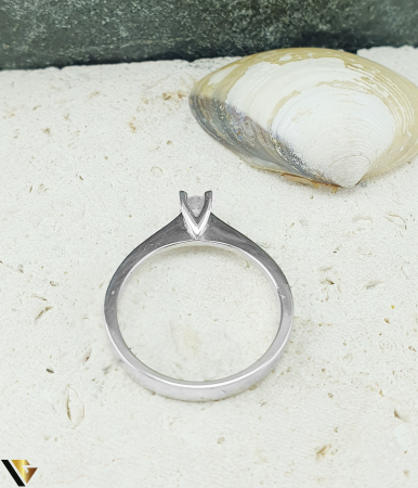 Inel Logodna Aur Alb 18k, Diamant 0.10 ct [3]