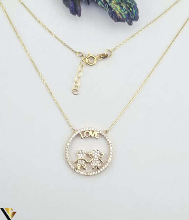 Bijuterii din aur - Lant cu pandantiv aur 14k, Greutate: 2.78 g Lungime: 42 cm (cu posibilitate de prindere de la 40 cm) Latime lant: 0.70mm Dimensiuni pandantiv: 20.66 mm/20.66 mm Marcaj / Titlu: 585 Locatie: HARLAU Tel: 0723353111