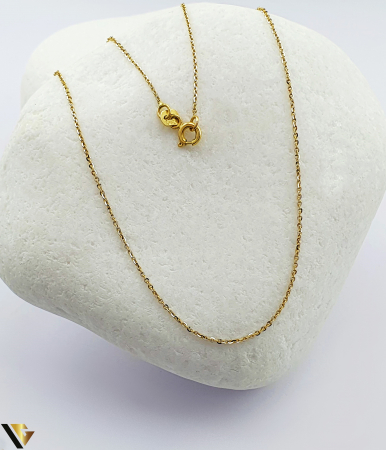 Coliere si lanturi - Lant aur 14k Greutate: 1.57 g Lungime: 50 cm Latime: 1 mm Marcaj / Titlu: "585" Locatie: Bacau Calea Marasesti Tel:0756943079