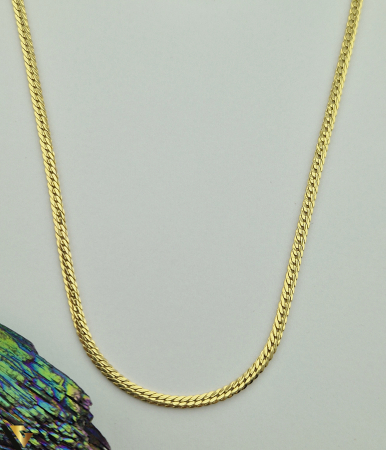 Bijuterii din aur - Lant din aur 14k Greutate: 4.06 grame Lungime: 59 cm Latime: 2.66 mm Marcaj / titlu: "585" Locatie: HARLAU 0723 353 111