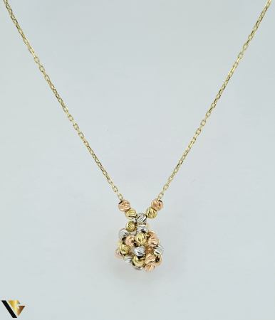 Coliere si lanturi din aur - Lant cu Pandantiv Aur 14k