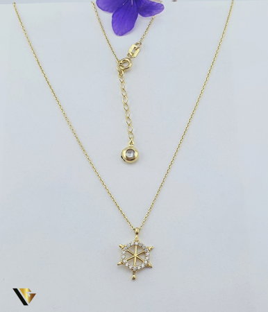 Coliere si lanturi din aur - Lant cu Pandantiv Aur 14k