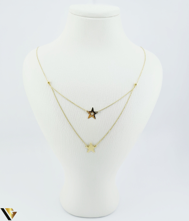 Bijuterii din aur - Lant cu pandantiv aur 14k