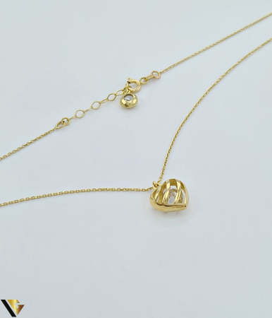 Lant cu Pandantiv Aur 14k, Cubic Zirconia [1]