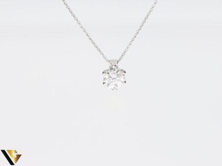 Lant cu Pandantiv Aur 14k, Diamant 0.42 ct [1]