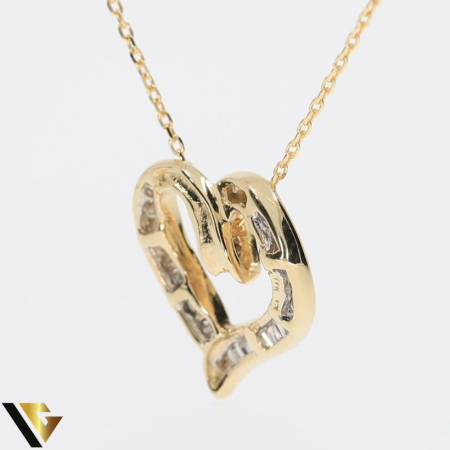 Lant cu Pandantiv Aur 14k, Diamante 0.51 ct [2]