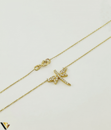 Lant cu Pandantiv Aur 14k, Zirconiu [1]