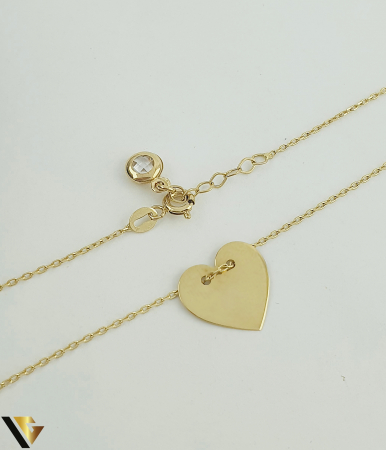 Lant cu Pandantiv Aur 14K, Zirconiu [1]
