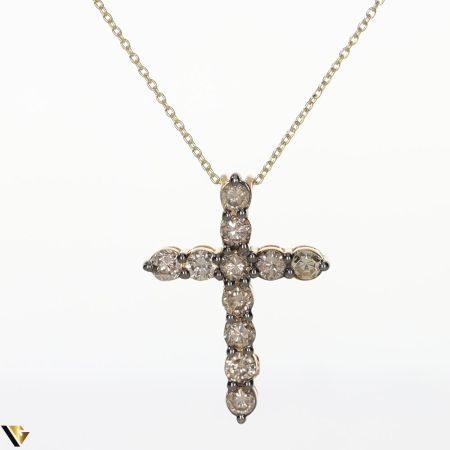 Lant cu Pandantiv Aur 18k, Diamante 0.51 ct [1]