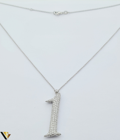 Lant cu Pandantiv Aur 18k, Diamante 1.83 ct [5]