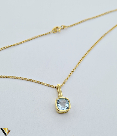 Lant cu Pandantiv Aur 18k, Topaz [1]
