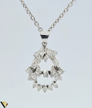 Coliere si lanturi din aur - Lant Argint 925 cu Pandantiv Aur 4k, Argint 850, Diamante 0.51 ct