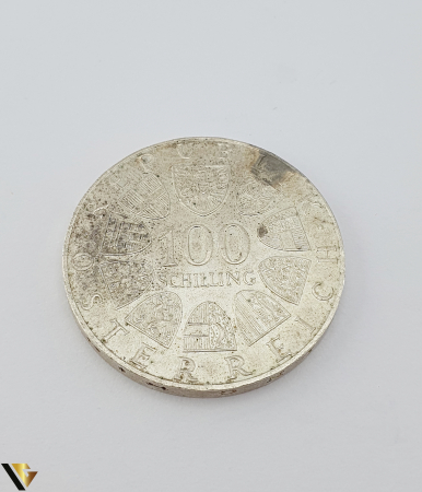Monede argint straine - Moneda Argint, 100 Schilling