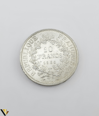 Moneda Argint, 10 Franci [0]