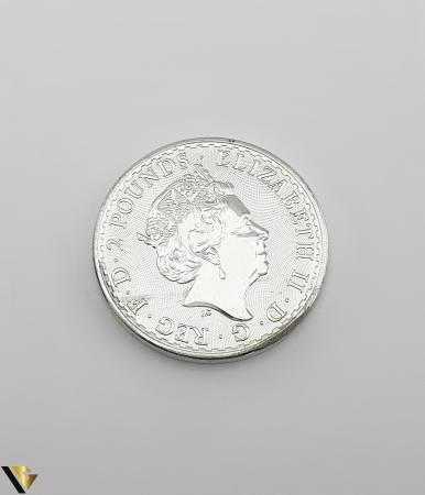 Monede argint straine - Moneda Argint, 2 Pounds