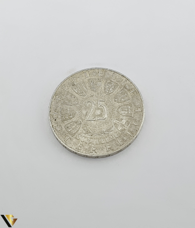 Moneda Argint, 25 Silingi [1]