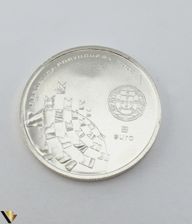 Moneda Argint 500, 8 Euro,  The Values of Football - Football is Celebration