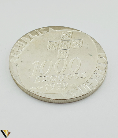 Monede argint straine - Moneda Argint 925, 1000 Escudos