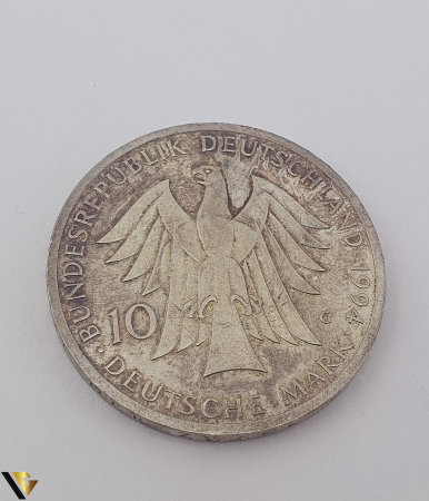 Moneda Comemorativa Argint, 10 Marci [1]