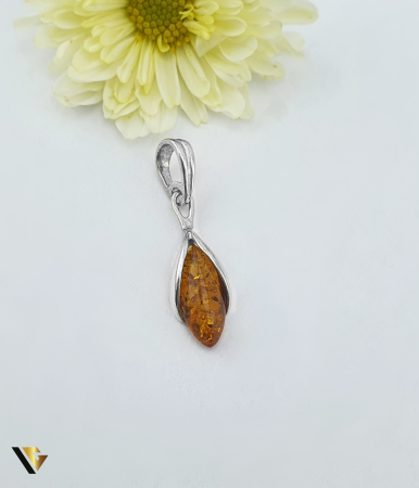 Pandantive din argint - Pandantiv Argint 925,Chihlimbar