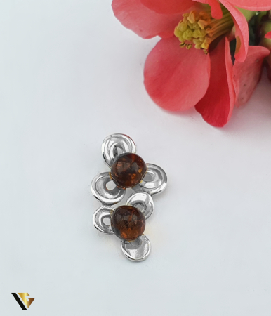 Pandantive din argint - Pandantiv Argint 925, Chihlimbar