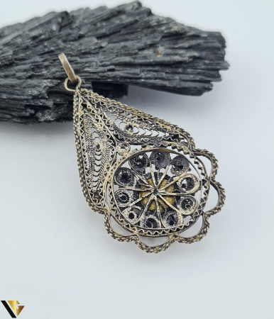 Pandantiv Argint 925 Coral - Model Filigran [1]