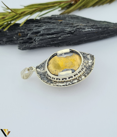 Pandantiv Argint 925 ,Cuartz Roz [1]